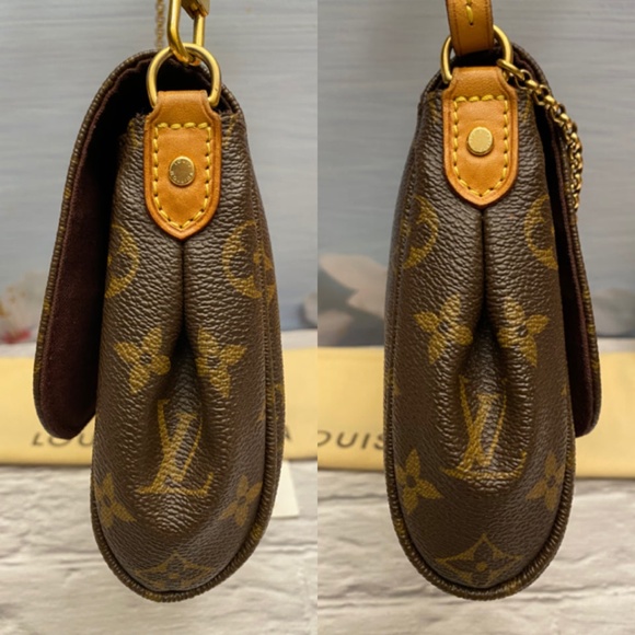 Louis Vuitton Favorite MM Monogram Chain Clutch Crossbody (DU4173) - Picture 5 of 12